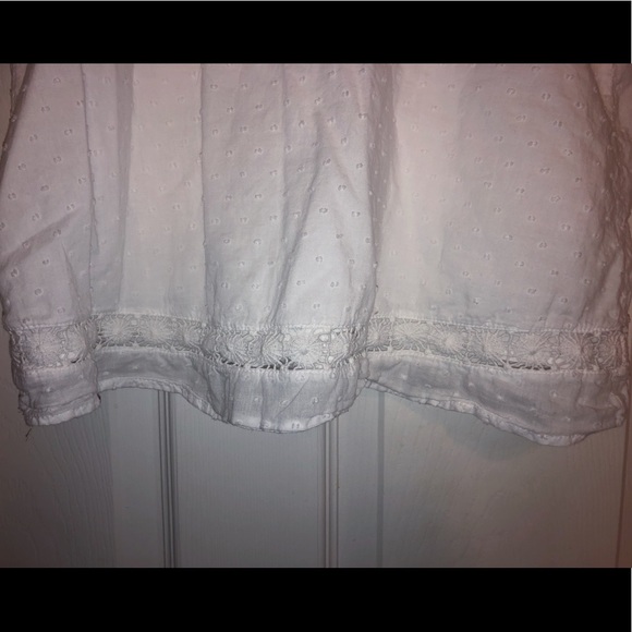 Kids white tank top with crochet detail - Picture 4 of 4